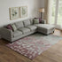 9' X 12' Blush And Emerald Floral Washable Area Rug With UV Protection