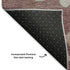 9' X 12' Blush And Emerald Floral Washable Area Rug With UV Protection