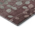 9' X 12' Blush And Emerald Floral Washable Area Rug With UV Protection