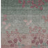 9' X 12' Blush And Emerald Floral Washable Area Rug With UV Protection
