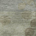 9' X 12' Khaki And Gray Floral Washable Area Rug With UV Protection