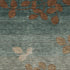5' X 8' Coffee And Gray Floral Washable Area Rug With UV Protection