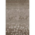 8' X 10' Taupe And Beige Floral Washable Area Rug With UV Protection