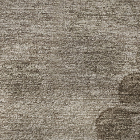 8' X 10' Taupe And Beige Floral Washable Area Rug With UV Protection