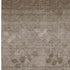 8' X 10' Taupe And Beige Floral Washable Area Rug With UV Protection