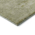 8' Artichoke Green And Ivory Abstract Washable Round Rug With UV Protection