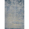 5' X 8' Navy Blue And Beige Abstract Washable Area Rug With UV Protection