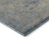 5' X 8' Navy Blue And Beige Abstract Washable Area Rug With UV Protection