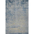5' X 8' Navy Blue And Beige Abstract Washable Area Rug With UV Protection