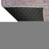 8' X 10' Purple And Beige Abstract Washable Area Rug With UV Protection