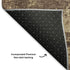 5' X 8' Brown And Beige Abstract Washable Area Rug With UV Protection