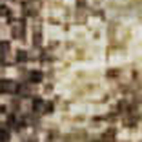 5' X 8' Brown And Beige Abstract Washable Area Rug With UV Protection