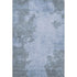 5' X 8' Blue And Gray Abstract Washable Area Rug With UV Protection