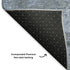 5' X 8' Blue And Gray Abstract Washable Area Rug With UV Protection
