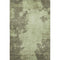 5' X 8' Olive Green And Beige Abstract Washable Area Rug With UV Protection