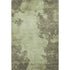 5' X 8' Olive Green And Beige Abstract Washable Area Rug With UV Protection