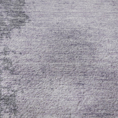 5' X 8' Purple And Gray Abstract Washable Area Rug With UV Protection
