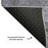 8' Purple And Gray Abstract Washable Round Rug With UV Protection