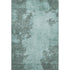 5' X 8' Teal And Gray Abstract Washable Area Rug With UV Protection