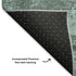 5' X 8' Teal And Gray Abstract Washable Area Rug With UV Protection