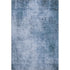 5' X 8' Blue And Sky Blue Abstract Washable Area Rug With UV Protection