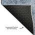 5' X 8' Blue And Sky Blue Abstract Washable Area Rug With UV Protection