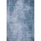 8' X 10' Blue And Sky Blue Abstract Washable Area Rug With UV Protection
