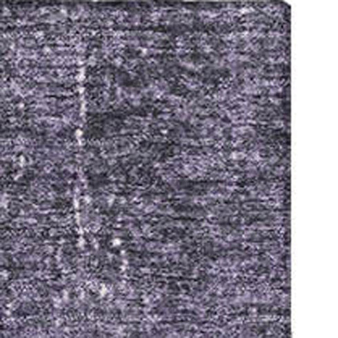 5' X 8' Lavender And Gray Abstract Washable Area Rug With UV Protection