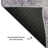 8' Lavender And Gray Abstract Washable Round Rug With UV Protection