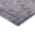 8' Lavender And Gray Abstract Washable Round Rug With UV Protection