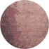 8' Coral And Burgundy Abstract Washable Round Rug With UV Protection