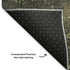 8' X 10' Olive Green And Brown Abstract Washable Area Rug With UV Protection
