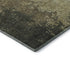 8' X 10' Olive Green And Brown Abstract Washable Area Rug With UV Protection