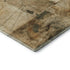 5' X 8' Beige Gray And Rust Geometric Washable Area Rug With UV Protection