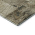 8' X 10' Taupe Gray And Beige Geometric Washable Area Rug With UV Protection