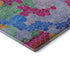 5' X 8' Blush Blue And Yellow Geometric Washable Area Rug With UV Protection