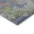 5' X 8' Blue Green And Lavender Geometric Washable Area Rug With UV Protection