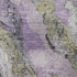 8' X 10' Lavender Gray And Ivory Abstract Washable Area Rug With UV Protection