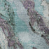 8' X 10' Teal Gray And Ivory Abstract Washable Area Rug With UV Protection
