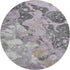 8' Lavender Beige And Gray Abstract Washable Round Rug With UV Protection