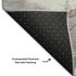 5' X 8' Coffee Gray And Ivory Abstract Washable Area Rug With UV Protection