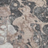 5' X 8' Coffee Gray And Ivory Abstract Washable Area Rug With UV Protection
