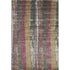 5' X 8' Blush Sage And Gold Striped Washable Area Rug With UV Protection