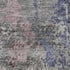 5' X 8' Blue Pink And Ivory Abstract Washable Area Rug With UV Protection