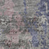 9' X 12' Blue Pink And Ivory Abstract Washable Area Rug With UV Protection