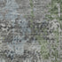 5' X 8' Fern Green Gray And Ivory Abstract Washable Area Rug With UV Protection