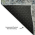 8' X 10' Fern Green Gray And Ivory Abstract Washable Area Rug With UV Protection