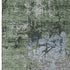 8' X 10' Fern Green Gray And Ivory Abstract Washable Area Rug With UV Protection