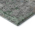 8' Taupe Brown And Ivory Abstract Washable Round Rug With UV Protection
