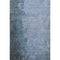 5' X 8' Blue And Gray Abstract Washable Area Rug With UV Protection
